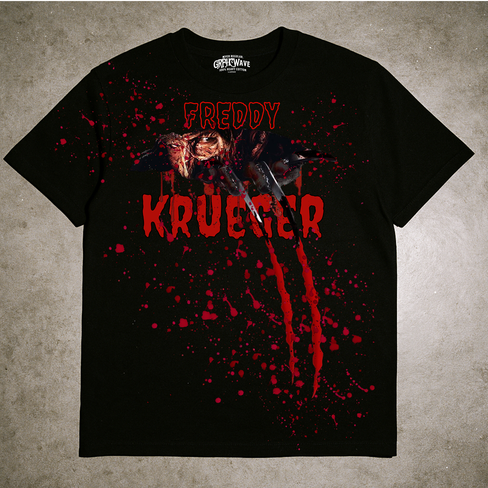 Limited Edition Bloody Krueger Full Print Tee